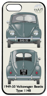 VW Beetle Type 114B 1949-50 Phone Cover Vertical